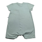 Petit Bateau Pagiaccetto Mezza Manica tinta unita Verde per Neonato A0A8X01070 VERDE PETIT BATEAU 