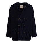 Dou Dou Cardigan Tinta Unita con Bottoni per Bambina DW9P00X BLU DOU DOU 