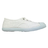 Chipie Sneakers Ricamata Con Suola In Gomma Bianco Per Neonata