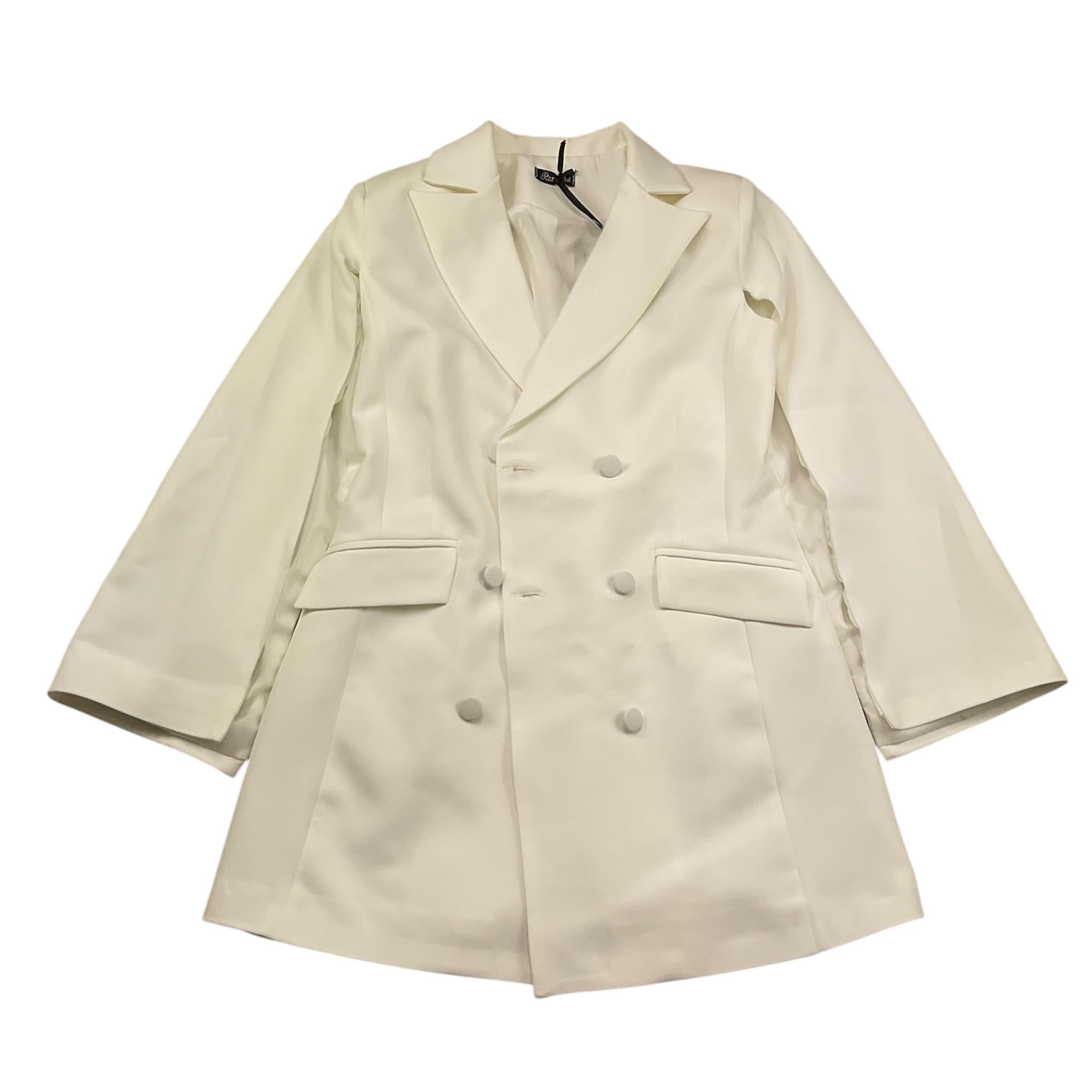 Petit Posh Giacca Tinta Unita Doppiopetto per Bambina GFJS25047GC PANNA PETIT POSH 