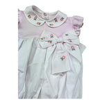 Le Bebe Completo 2 Pezzi T-Shirt-Culotte per Neonata LBG6218 BIANCO/ROSA LE BEBE 