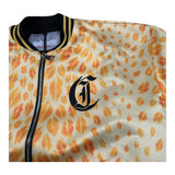 Just Cavalli Giubbino con Zip Tinta Unita con Stampe Bacio per Bambina JGP26177GB GIALLO JUST CAVALLI 