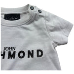 John Richmond T-Shirt Girocollo Tinta Unita con Stampa per Neonato RIP26002TS GRIGIO JOHN RICHMOND 
