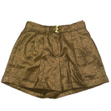 BALMAIN short tinta unita con cintura Oro per Bambina BT6C09 ORO BALMAIN 