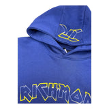 JOHN RICHMOND felpa chiusa con cappuccio tinta unita con stampa Blu per Bambino BA25183FE BLU JOHN RICHMOND 