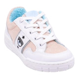 Chiara Ferragni Sneakers Tinta Unita Con Brillantini E Logo Rosa/Bianco Per Bambina