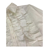 Liu Jo Camicia Tinta Unita con Balze per Bambina GA4108 BIANCO LIU JO 