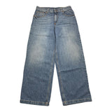 Dixie Jeans Tinta Unita Modello Palazzo Azzurro Per Bambina