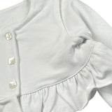 Babyvip Coprispalle Tinta Unita con Bottoni per Bambina T7852J BIANCO BABYVIP 