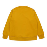 Dsquared2 Felpa Chiusa Girocollo Tinta Unita con Logo per Bambino DQ2667 SENAPE DSQUARED2 
