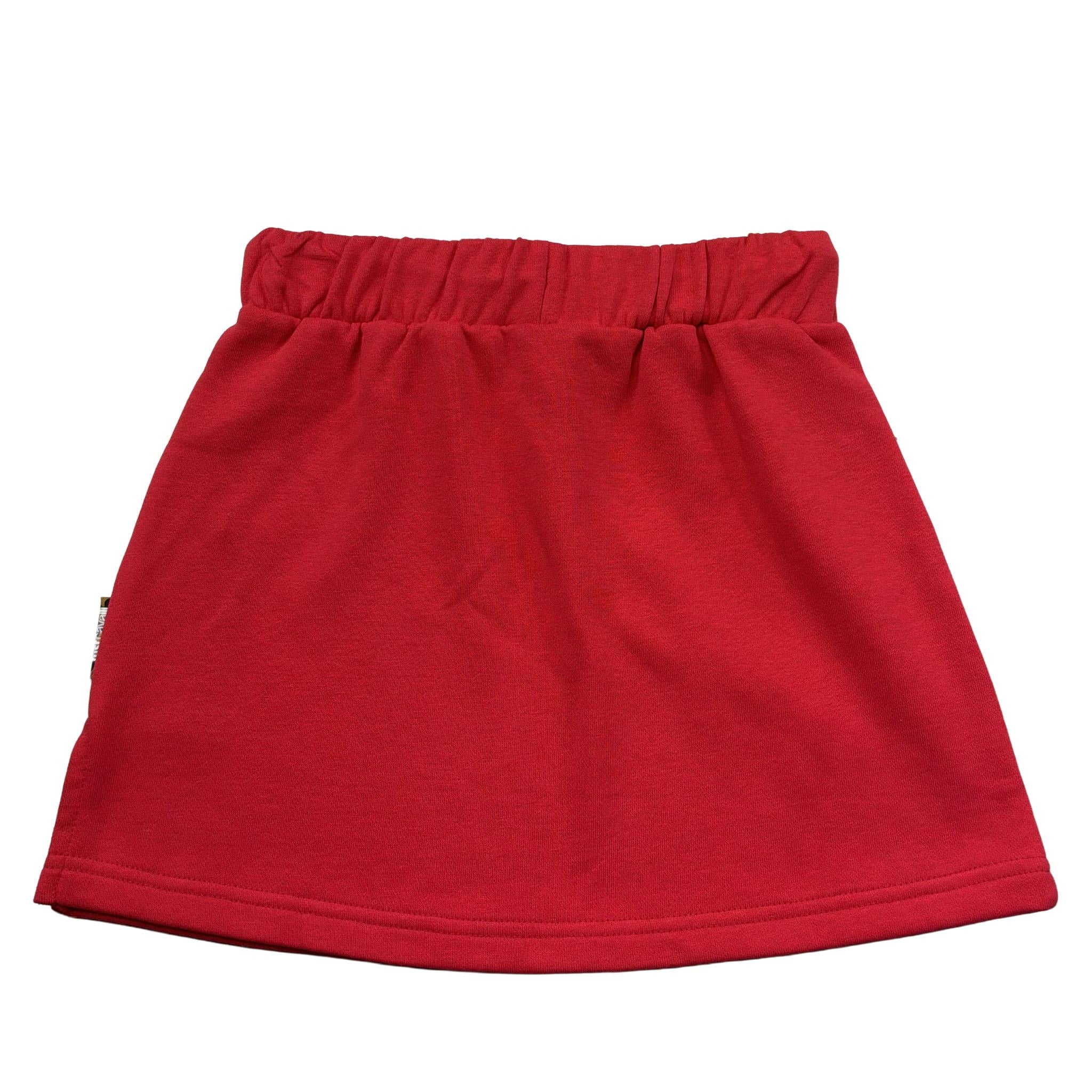 Just Cavalli Gonna Tinta Unita con Logo per Bambina JGP26022GO ROSSO JUST CAVALLI 