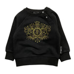 JOHN RICHMOND felpa girocollo tinta unita con stampa Nero per Neonata RIA25072FE NERO JOHN RICHMOND 