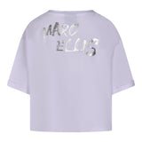 Marc Ellis T-Shirt Girocollo tinta unita con Stampa Bianco per Bambina JMJTS01228 BIANCO MARC ELLIS 
