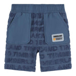 Timberland Bermuda Tinta Unita Logato con Elastico In Vita per Neonato T60127 BLU TIMBERLAND 