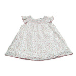 Babidu Abito Tinta Unita con Stampa per Bambina 90406J BIANCO BABIDU 