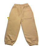 Superculture Pantalone Modello Tuta Tinta Unita con Elastico In Vita per Bambina JGTJ BEIGE SUPERCULTURE 