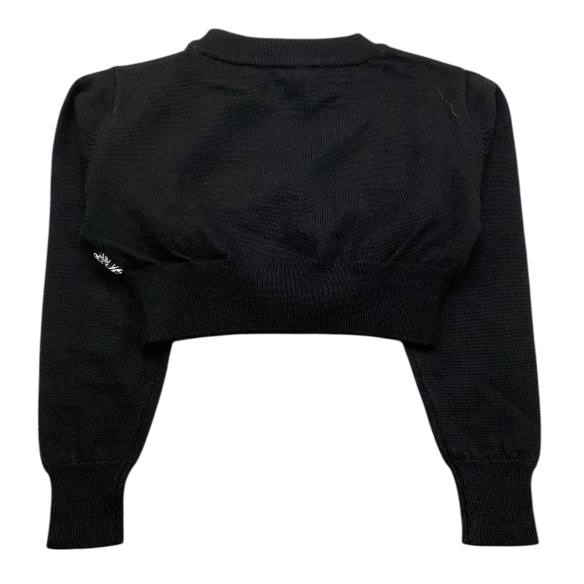 JOHN RICHMOND maglia girocollo tinta unita con stampa in contrasto Nero per Bambina RGA24106MAX NERO JOHN RICHMOND 