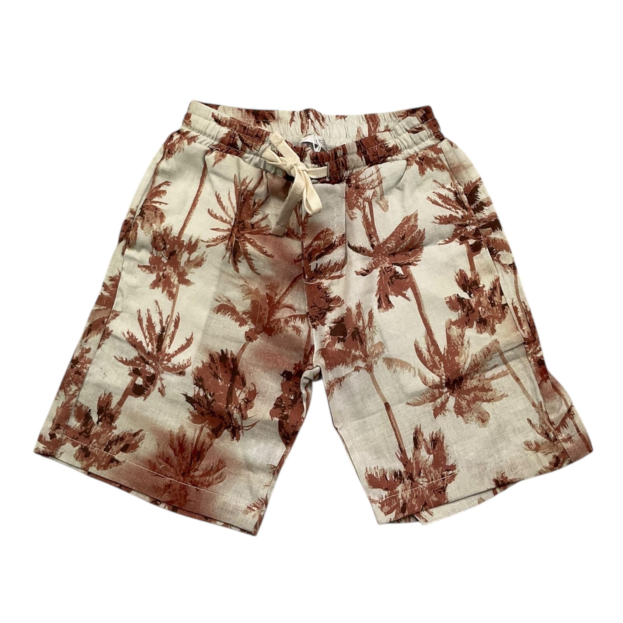 M+E' Bermuda Tinta Unita Stampa Fantasia per Bambino UEM0515J BEIGE M+E' 