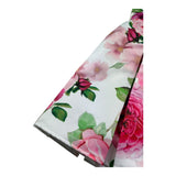 Meilisa Bai Abito Cerimonia Giromanica Stampa Fantasia Rose per Bambina FL6272 BIANCO MEILISA BAI 