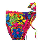 4Giveness Costume Modello Slip Tinta Unita Con Fantasia Fuxia Per Bambina