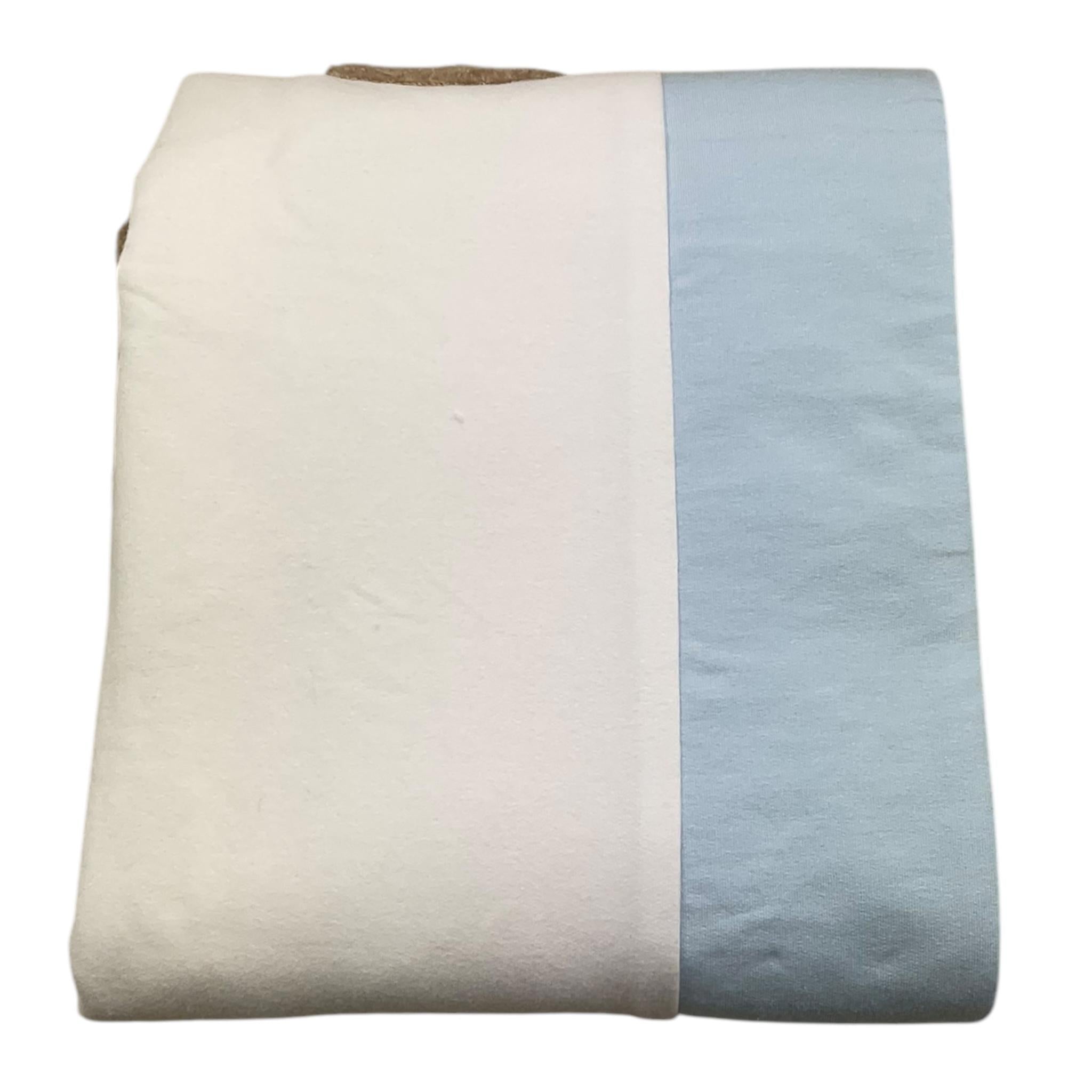 LE BEBE' coperta bicolore con orso Azzurro per Neonato LBB5122 AZZURRO LE BEBE' 