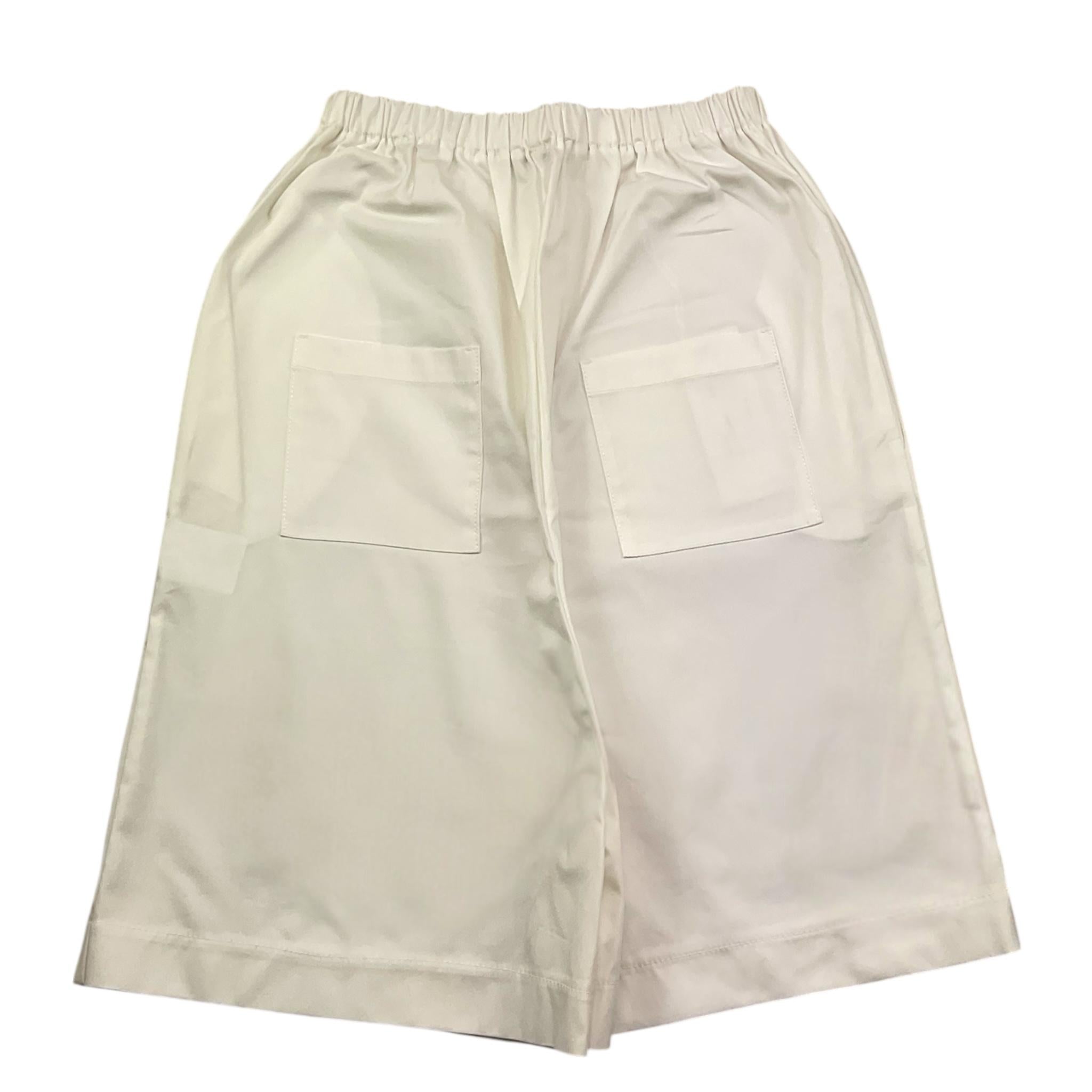Pype Pantalone Tinta Unita Modello Palazzo per Bambina NAMABAY BIANCO PYPE 