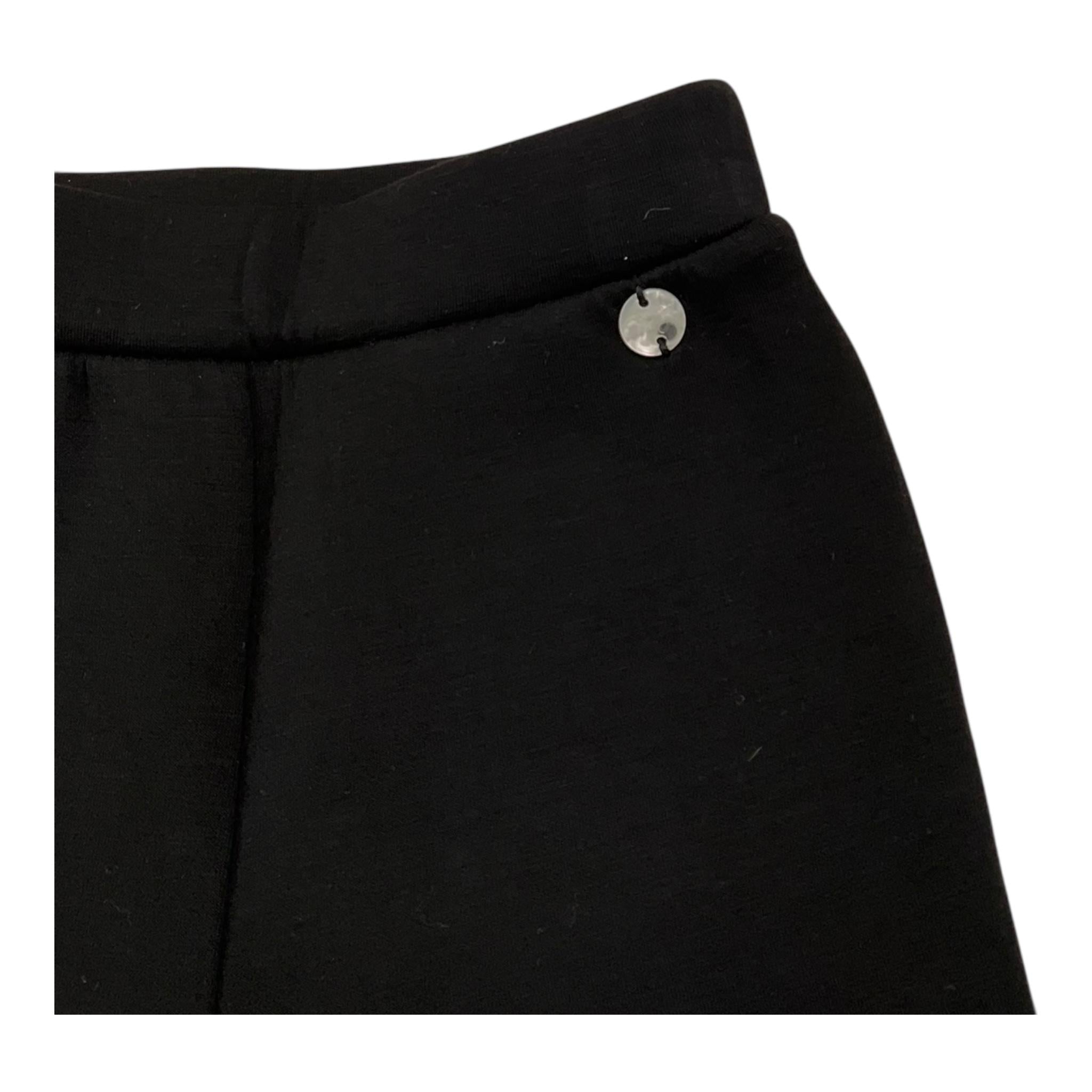 LIU JO pantalone tinta unita con fiocchi Nero per Neonata HF4085X NERO LIU JO 