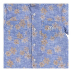 Jeckerson Camicia Mezza Manica Tinta Unita con Stampa per Neonato JN3424 AZZURRO JECKERSON 