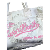 Saint Barth Borsa Tinta Unita con Stampa per Bambina COLETTEVOILANT BIANCO SAINT BARTH 