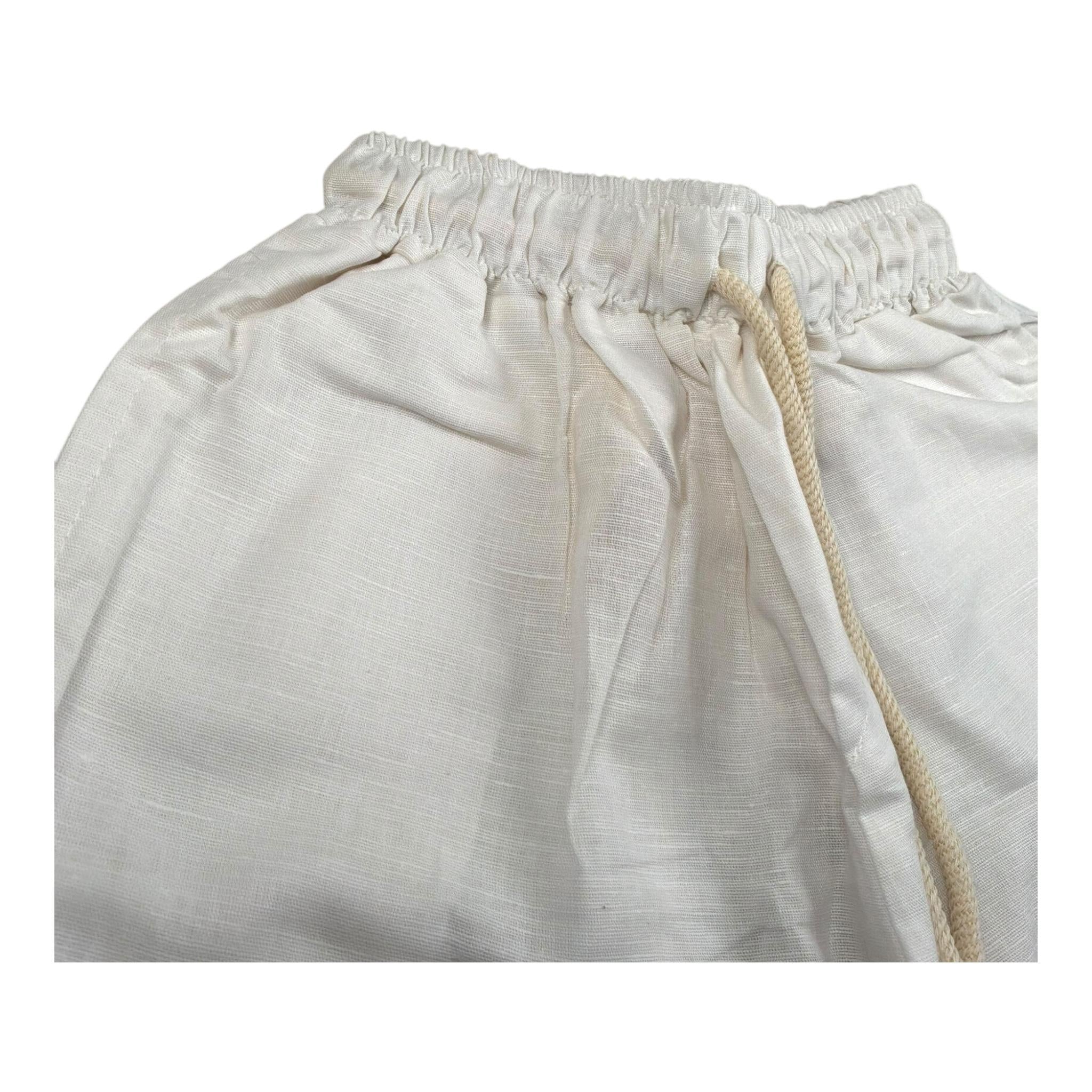 Louis Dieudonne' Bermuda Tinta Unita con Elastico In Vita per Bambino LINO BIANCO LOUIS DIEUDONNE' 