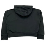 ICEBERG felpa chiusa con cappuccio tinta unita con stampa logo Nero per Bambina MFICE5336JX NERO ICEBERG 