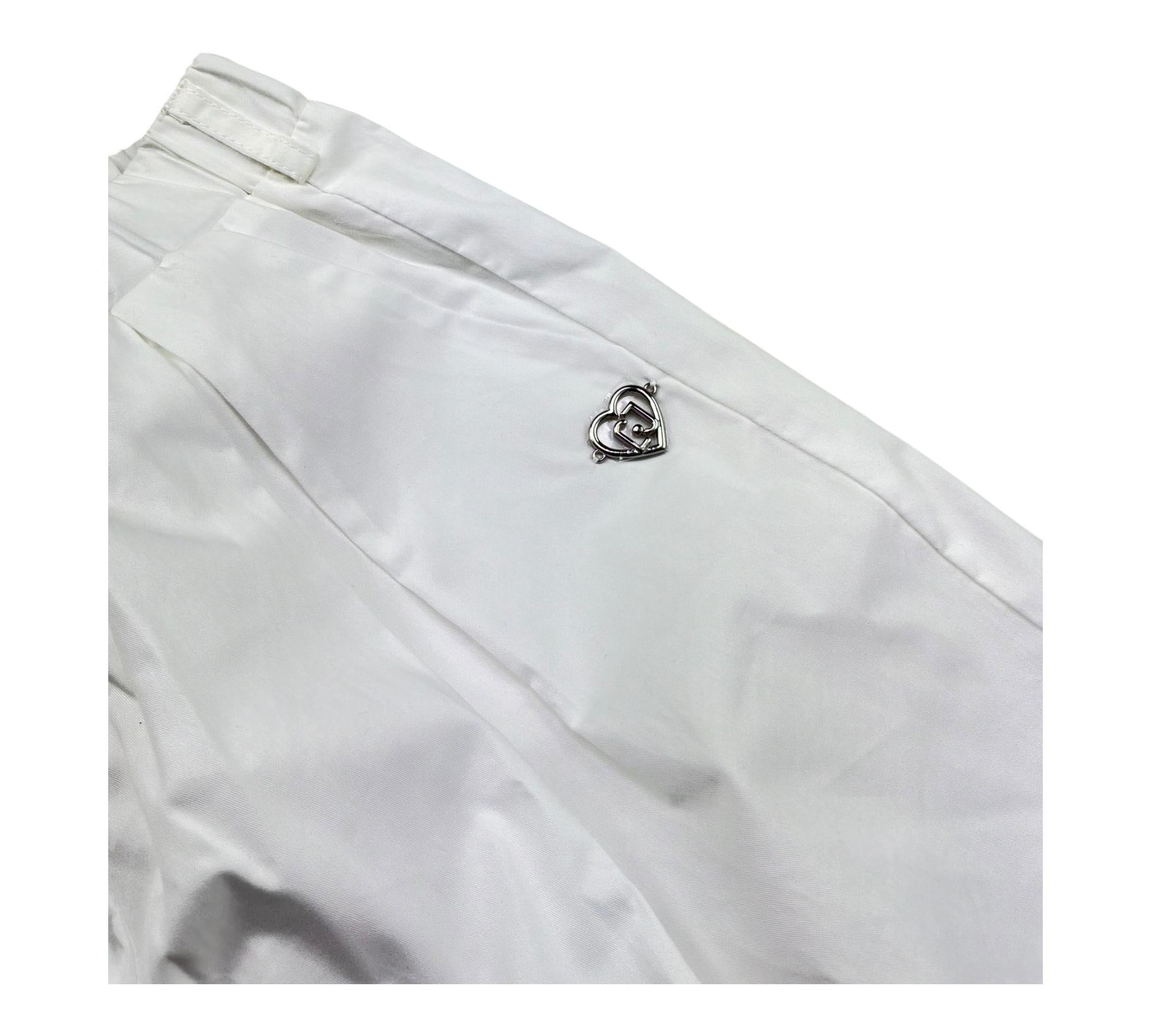 Liu Jo Pantalone Tinta Unita Modello Palazzo per Bambina KA5063 BIANCO LIU JO 