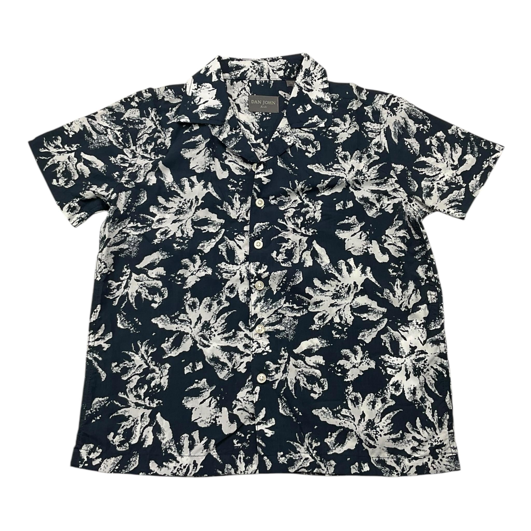 Dan John Camicia Mezza Manica Tinta Unita Con Fantasia Blu Per Bambino CMD4107J BLU DAN JOHN 