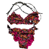4Giveness Costume 2 Pezzi Triangolo-Mutandina Multifantasia Multicolor Per Bambina