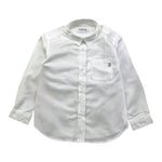 Dondup Camicia Tinta Unita con Manica Lunga per Bambino DMCA003 BIANCO DONDUP 