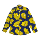 Alessandro Lamura Camicia Tinta Unita Con Fantasia  Blu Per Bambino