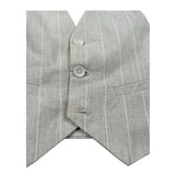 Manuel & Frank Gilet Tinta Unita con Fantasia per Bambino MF5194BX BEIGE MANUEL & FRANK 