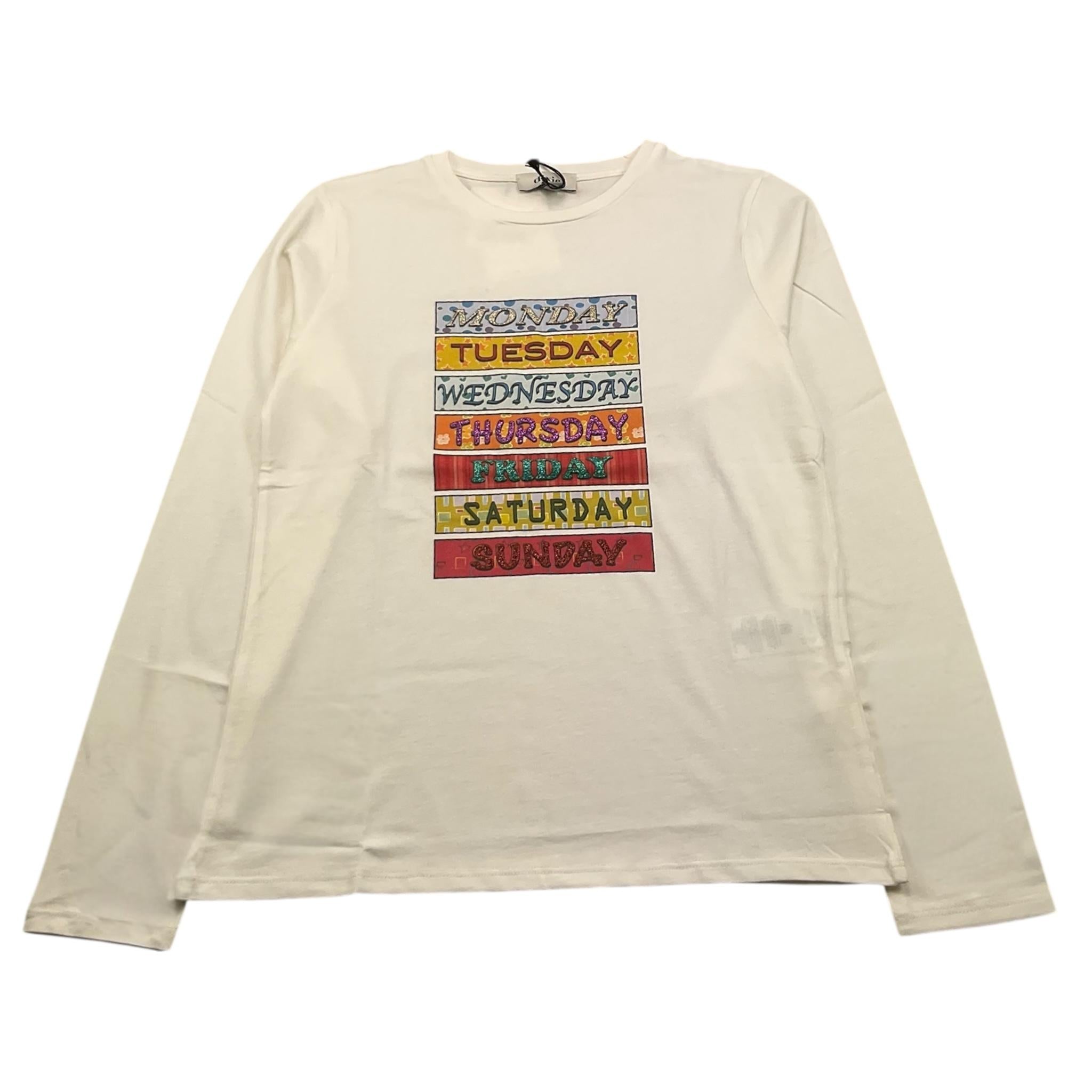 DIXIE shirt girocollo tinta unita cn stampa Panna per Bambina LB43030G56 PANNA DIXIE 