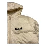 DISCLAIMER giubbino tinta unita con cappuccio e logo Panna per Bambino 24IDK58210XX PANNA DISCLAIMER 