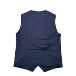 Over-D Gilet Tinta Unita con Bottoni per Bambino OK739SGL BLU OVER-D 