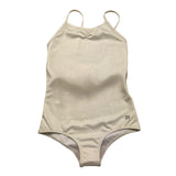 Dou Dou Costume Intero Tinta Unita con Fiocco Retro per Bambina DWCA19 PANNA DOU DOU 