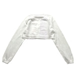 Twinset Coprispalle Tinta Unita Con Bottoni Bianco Per Neonata