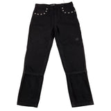 JOHN RICHMOND pantalone tinta unita con girovita regolabile Nero per Bambino RBA25082JE NERO JOHN RICHMOND 