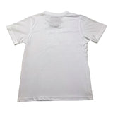 Datch T-Shirt Girocollo Tinta Unita Con Stampa Bianco Per Bambino