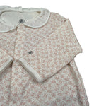 Petit Bateau Tutina Manica Lunga Stampa Fantasia Panna per Neonata A09G701070 PANNA PETIT BATEAU 