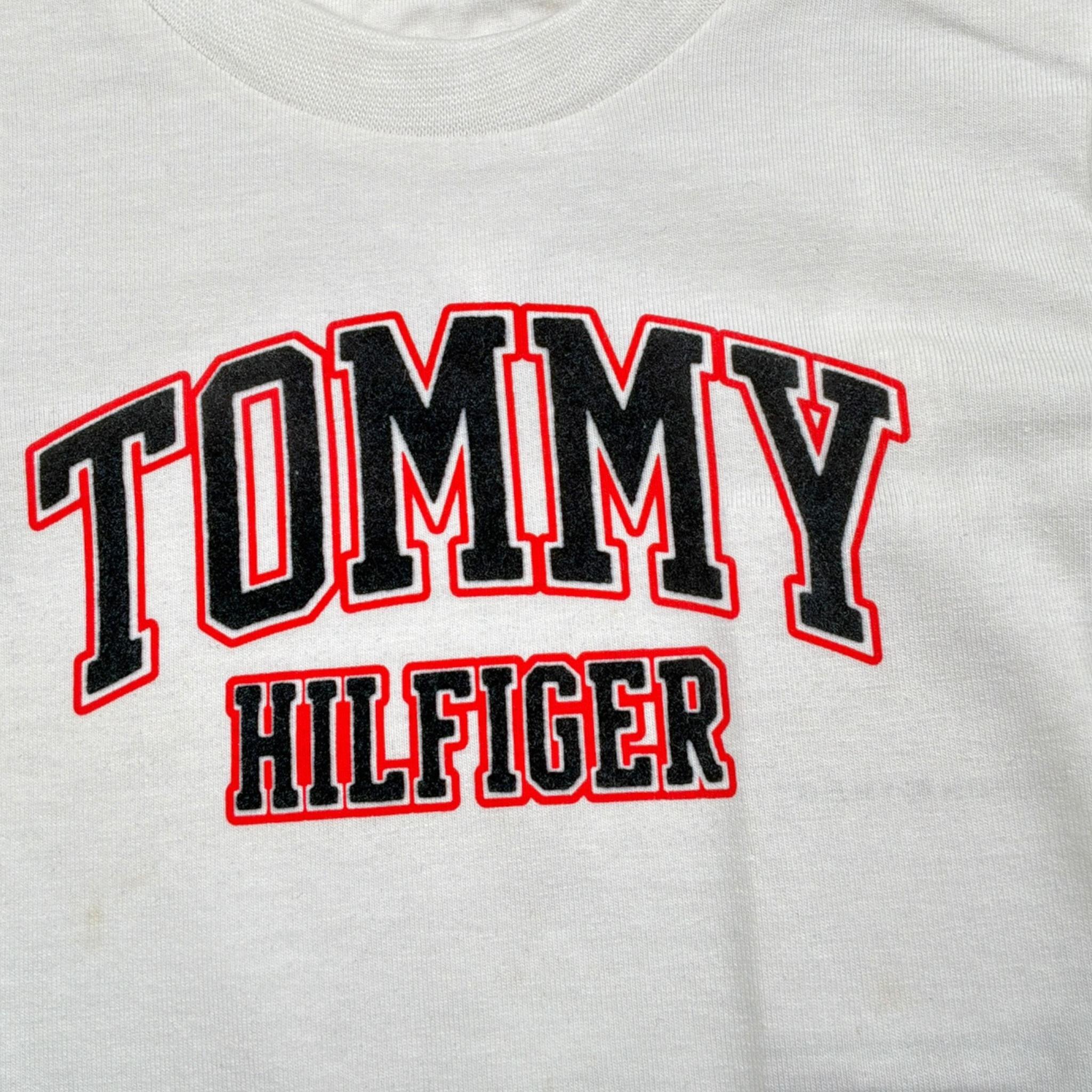 Tommy Hilfiger T-Shirt tinta unita con Stampa Bianco per Neonato KN0KN01272 BIANCO TOMMY HILFIGER 