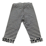 Monnalisa Leggins Fantasia A Righe per Neonata 31A414 BIANCO/BLU MONNALISA 