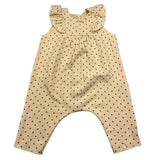 ZHOE & TOBIAH tutina girmanica tinta unita fantasia a pois Avorio per Neonata POS2 AVORIO ZHOE & TOBIAH 