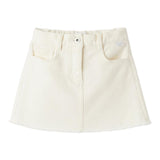 IL GUFO gonna tinta unita con girovita regolabile Bianco per Bambina A24GN224J0047 BIANCO IL GUFO 