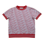 Just Cavalli T-Shirt Girocollo Stampa Fantasia Logo per Bambina JGP26153TS BIANCO JUST CAVALLI 